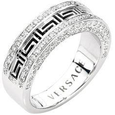 pinky ring for men versace|Versace men's wedding rings.